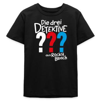 Die Drei ??? Kids aus Rocky Beach - Teenager Organic T-Shirt Mini Creator von Stanley/Stella - Schwarz - Vorne