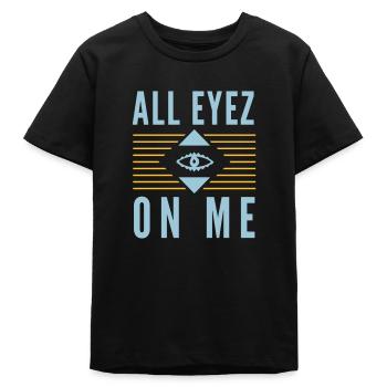 All Eyez on Me 2Pac - Teenager Organic T-Shirt Mini Creator von Stanley/Stella - Schwarz - Vorne