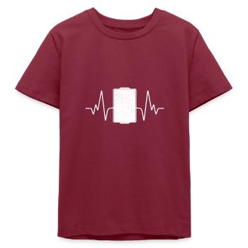 Backblech Vintage - Teenager Organic T-Shirt Mini Creator von Stanley/Stella - Burgunderrot - Vorne