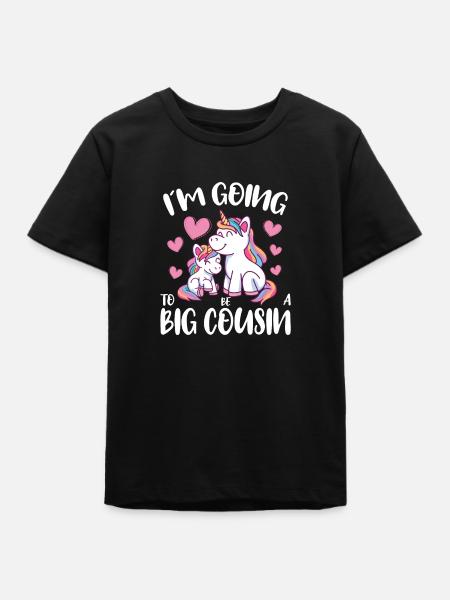 Forfremmet til Big Cousin Unicorns Nye Big Cousins - Stanley/Stella junior t-shirt økologisk - sort