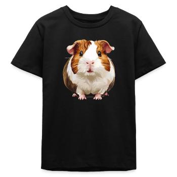 Meerschweinchen - Teenager Organic T-Shirt Mini Creator von Stanley/Stella - Schwarz - Vorne