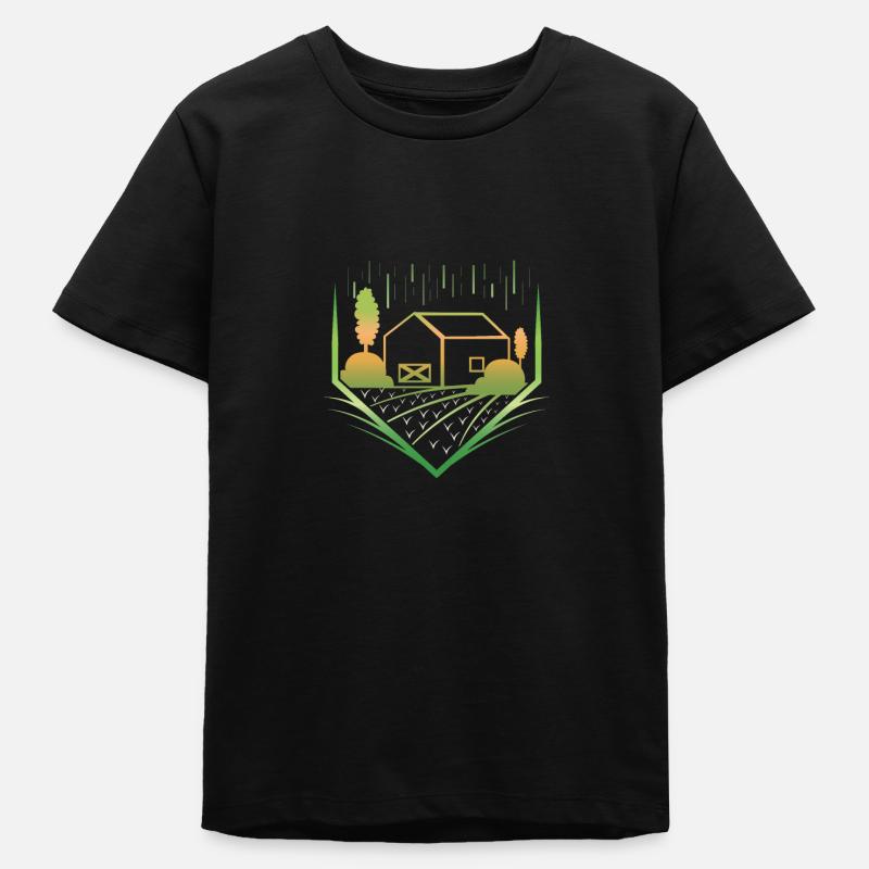 Ferme ferme - T-shirt ado bio Stanley/Stella - noir