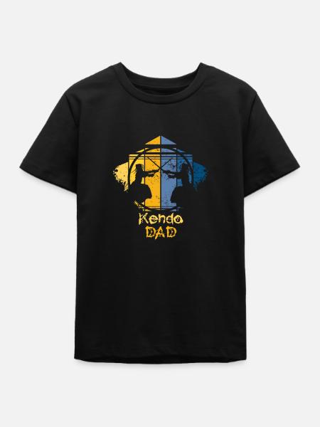 Kendo Papa - Teenager Organic T-Shirt Mini Creator von Stanley/Stella - Schwarz