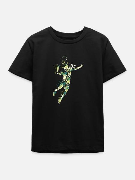 Badminton - Teenager Organic T-Shirt Mini Creator von Stanley/Stella - Schwarz