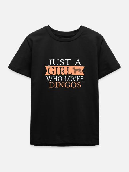 Girl Dingo, Dingo - Teenager Organic T-Shirt Mini Creator von Stanley/Stella - Schwarz