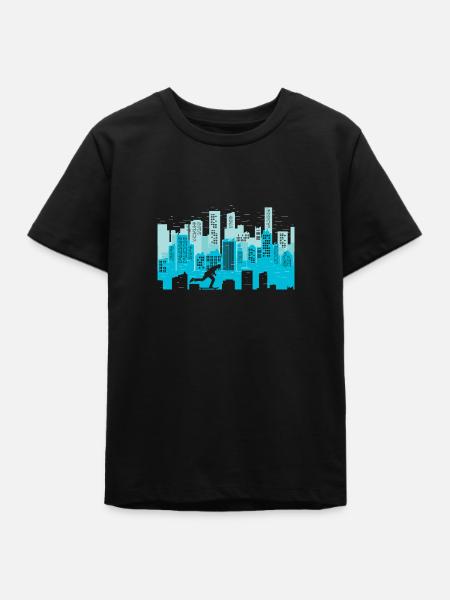 Longboard - Teenager Organic T-Shirt Mini Creator von Stanley/Stella - Schwarz