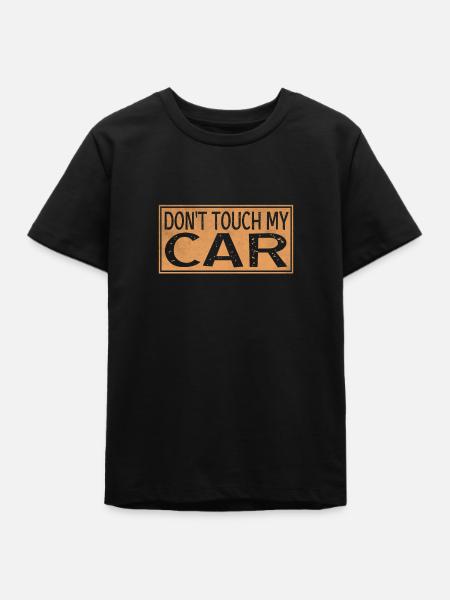 My car - Teenager Organic T-Shirt Mini Creator von Stanley/Stella - Schwarz