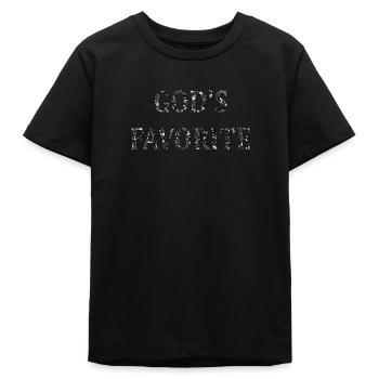 Trendy Phrase 80s - Teens Organic T-shirt by Stanley/Stella - black - Front