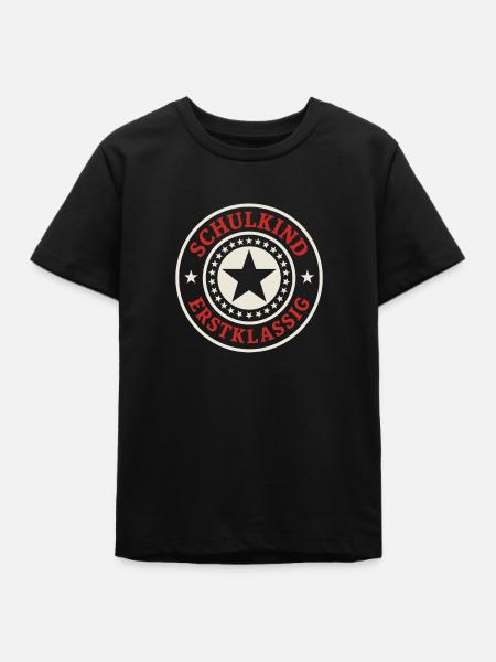 Schulkind Erstklassig Badge - Teenager Organic T-Shirt Mini Creator von Stanley/Stella - Schwarz