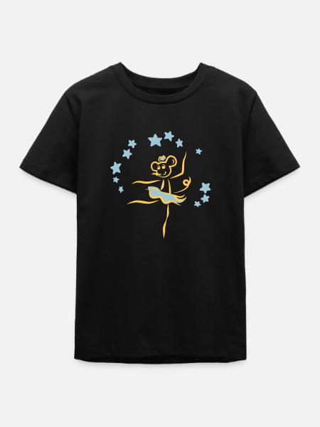 Tanzmaus | Dance Shirts - Teens Organic T-shirt by Stanley/Stella - black