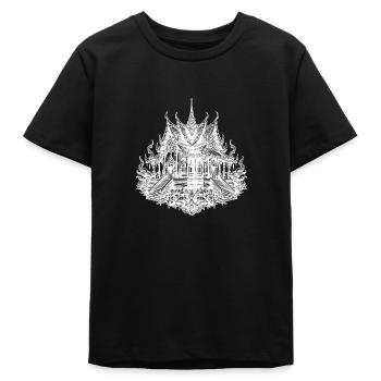 Thailand Tempel Asiatische Architektur - Teenager Organic T-Shirt Mini Creator von Stanley/Stella - Schwarz - Vorne