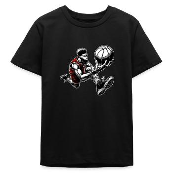 Basketball Basketballer - Teenager Organic T-Shirt Mini Creator von Stanley/Stella - Schwarz - Vorne