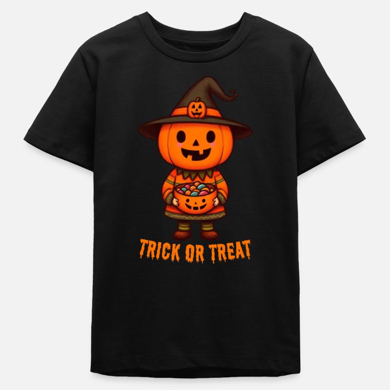 Süßes oder Saures, Halloween - Teenager Organic T-Shirt Mini Creator von Stanley/Stella - Schwarz