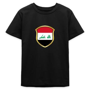 World Champion Champion 2018 wm team Iraq png - Teens Organic T-shirt by Stanley/Stella - black - Front