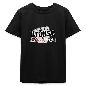 Krause Revolution - Teenager Organic T-Shirt Mini Creator von Stanley/Stella - Schwarz - Vorne