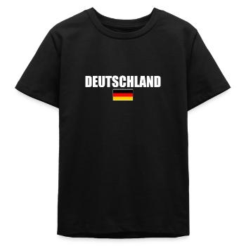 Deutschland - Teenager Organic T-Shirt Mini Creator von Stanley/Stella - Schwarz - Vorne