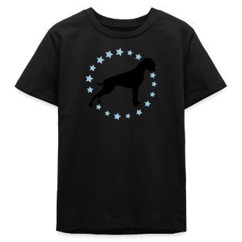 Boxer Sternenkreis 2 farb - Teenager Organic T-Shirt Mini Creator von Stanley/Stella - Schwarz - Vorne