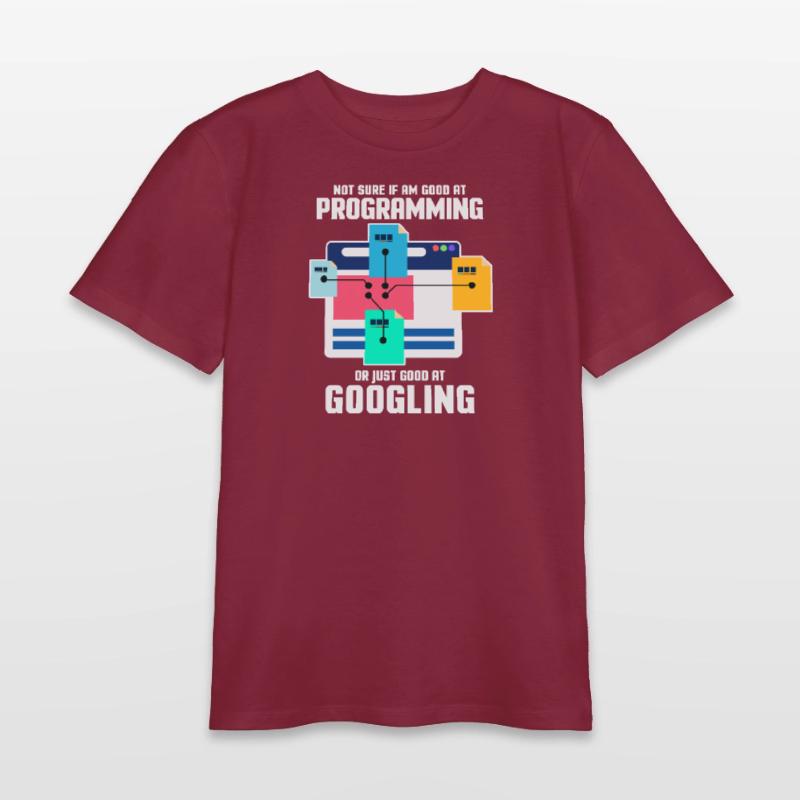 Programmer Programming IT Computer Gift Teens Organic T-shirt by Stanley/Stella