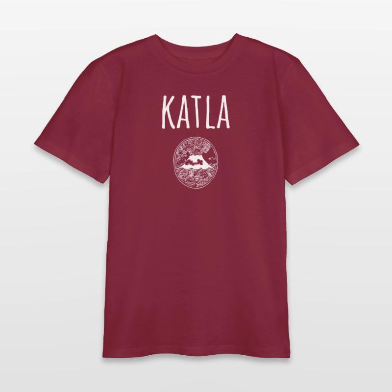 Volcan souvenir de Katla T-shirt ado bio Stanley/Stella