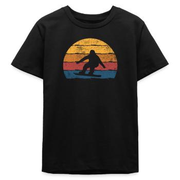 Snowboarden Snowboard Snowboarder - Teenager Organic T-Shirt Mini Creator von Stanley/Stella - Schwarz - Vorne