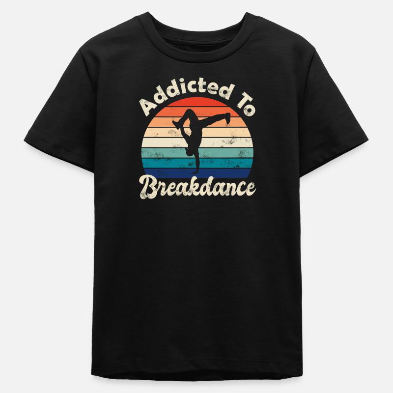 Breakdance - T-shirt ragazzo bio di Stanley/Stella - nero