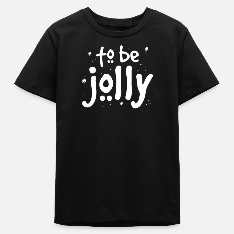 Vacances pour être joyeux - T-shirt ado bio Stanley/Stella - noir