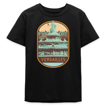 Brunnengarten Palast Versailles, Königliche Eleganz - Teenager Organic T-Shirt Mini Creator von Stanley/Stella - Schwarz - Vorne