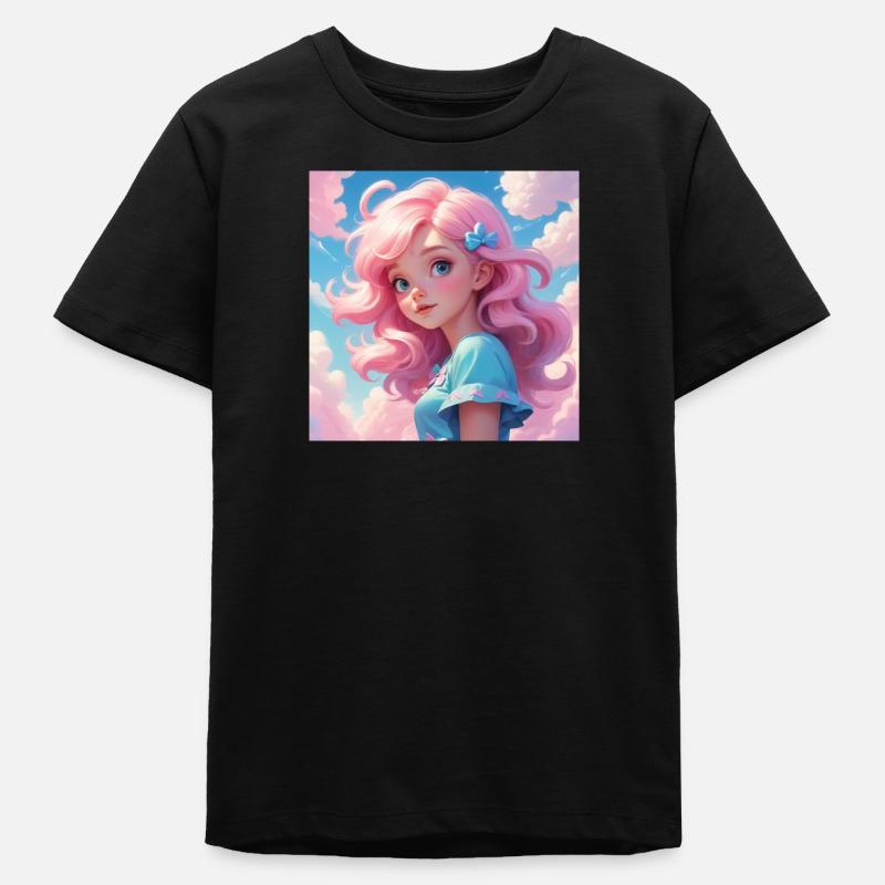 Fille - T-shirt ado bio Stanley/Stella - noir