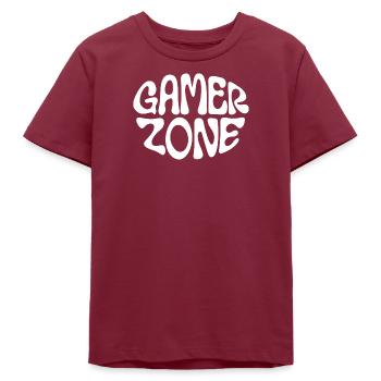 GAMER ZONE - Teenager Organic T-Shirt Mini Creator von Stanley/Stella - Burgunderrot - Vorne