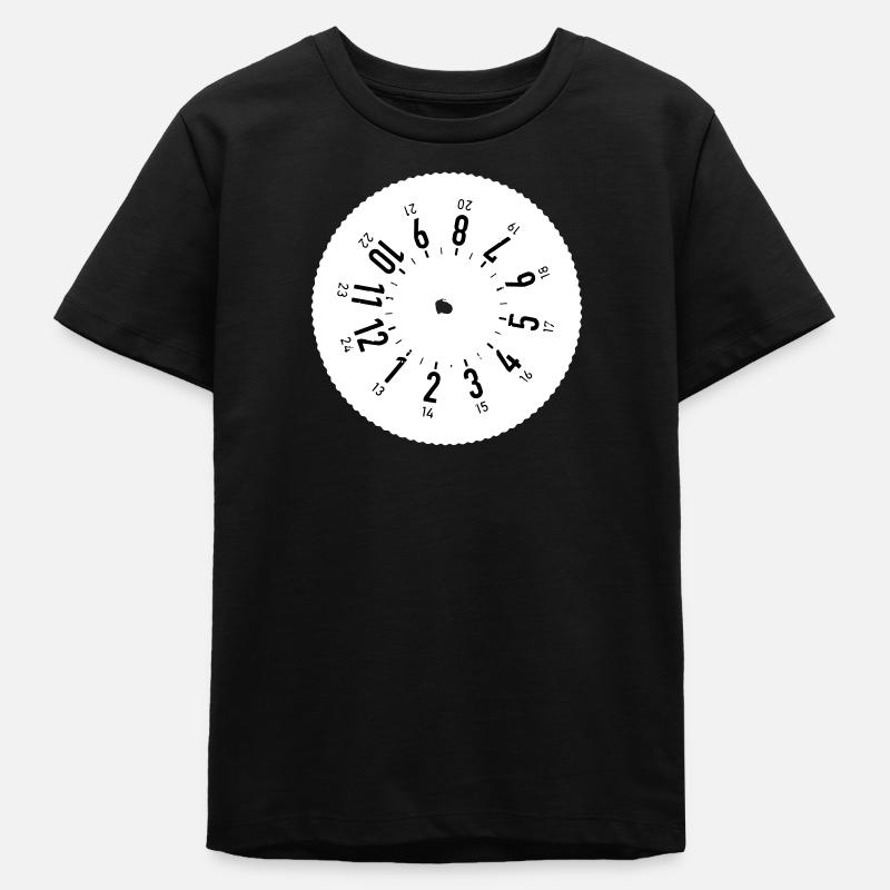 Tachygraphe 24h/24 et 7j/7 - T-shirt ado bio Stanley/Stella - noir