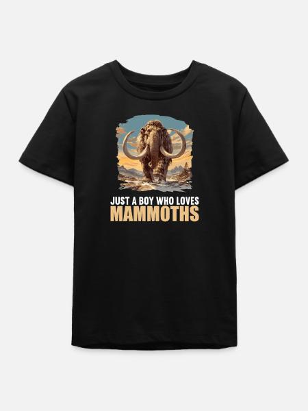 Mammuts Mammut - Teenager Organic T-Shirt Mini Creator von Stanley/Stella - Schwarz