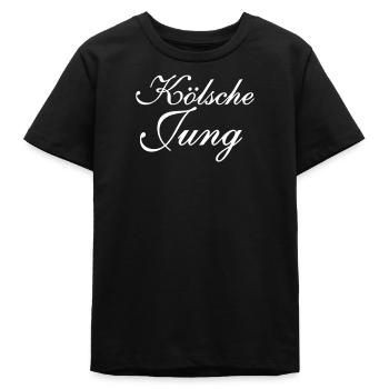 Kölsche Jung - Teenager Organic T-Shirt Mini Creator von Stanley/Stella - Schwarz - Vorne