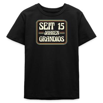 15 Jahre alt Geburtstag 15. Geburtstag - Teenager Organic T-Shirt Mini Creator von Stanley/Stella - Schwarz - Vorne