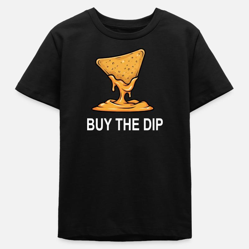 Nachos Cheese chute Financial Déclaration du marché haussier Actions TR - T-shirt ado bio Stanley/Stella - noir