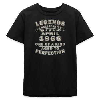 April 1966 - Teenager Organic T-Shirt Mini Creator von Stanley/Stella - Schwarz - Vorne