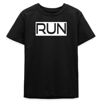 Laufen - Teenager Organic T-Shirt Mini Creator von Stanley/Stella - Schwarz - Vorne