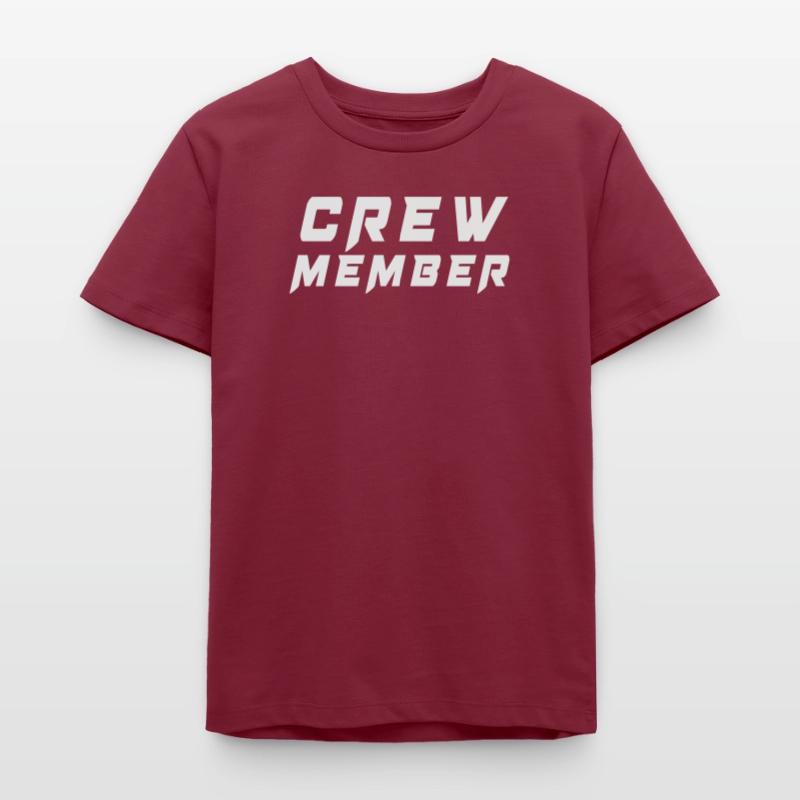 Crew Member Patch Tee Teens Organic T-shirt by Stanley/Stella