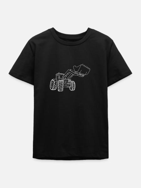 traktor - Stanley/Stella junior t-shirt økologisk - sort