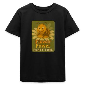 Fête des abeilles - T-shirt ado bio Stanley/Stella - noir - Devant