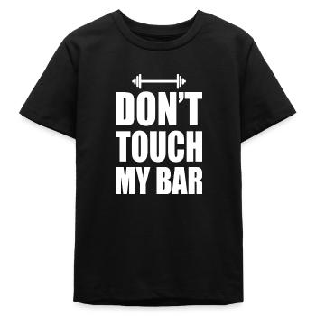 Dont touch my bar - Teenager Organic T-Shirt Mini Creator von Stanley/Stella - Schwarz - Vorne