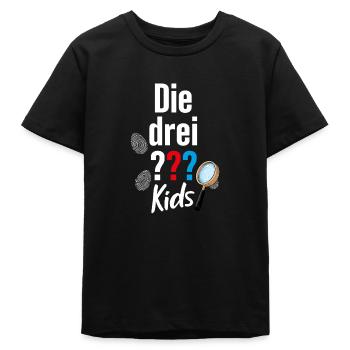 Die Drei ??? Kids Logo und Gadgets - Teenager Organic T-Shirt Mini Creator von Stanley/Stella - Schwarz - Vorne