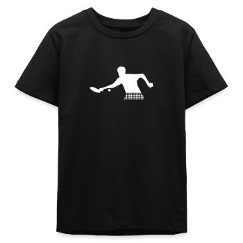 Ping Pong - T-shirt ado bio Stanley/Stella - noir - Devant