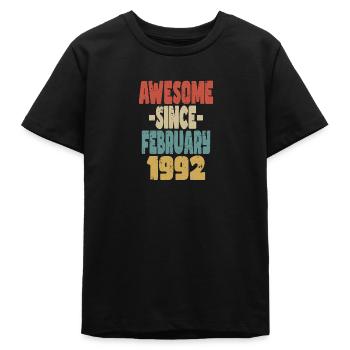 Génial Février 1992 - T-shirt ado bio Stanley/Stella - noir - Devant