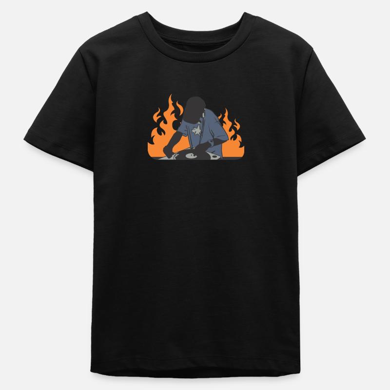Deejay - T-shirt ado bio Stanley/Stella - noir