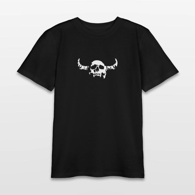 devil_skull_042013_a_1c Teens Organic T-shirt by Stanley/Stella