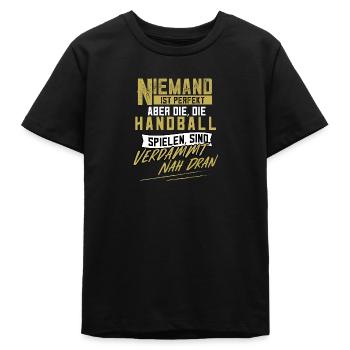 Handball Handballer Handballspielerin Geschenk - Teenager Organic T-Shirt Mini Creator von Stanley/Stella - Schwarz - Vorne