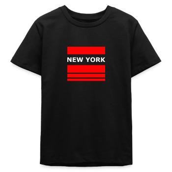 NEW YORK - Teenager Organic T-Shirt Mini Creator von Stanley/Stella - Schwarz - Vorne
