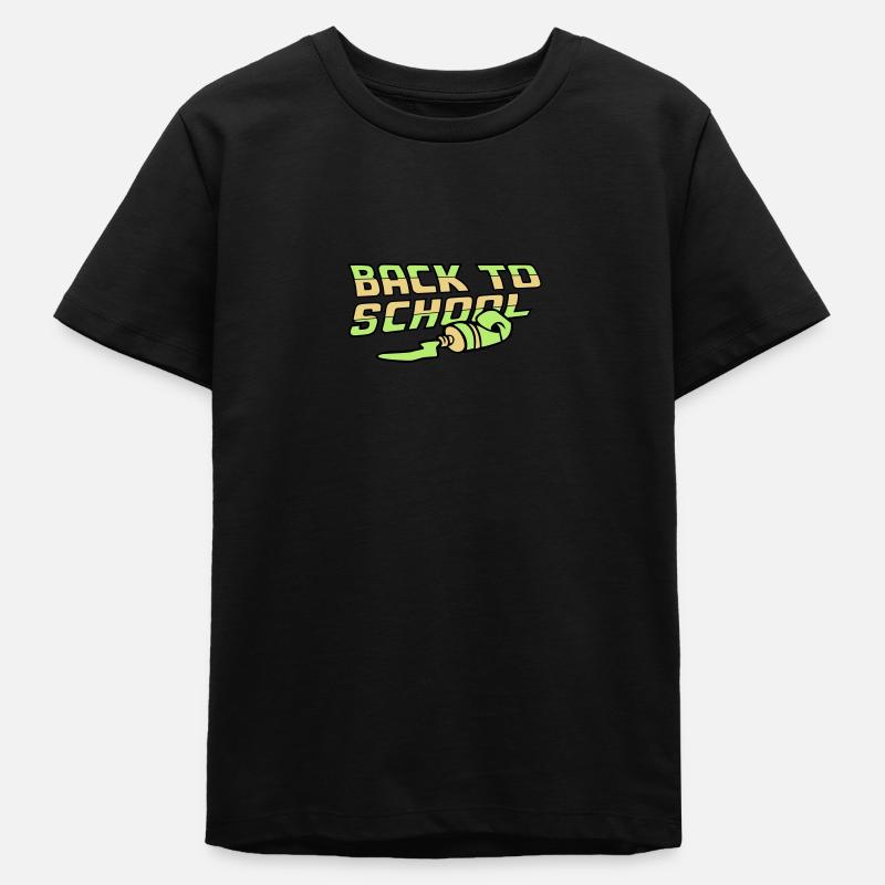 Back To School - Teens Organic T-shirt by Stanley/Stella - black