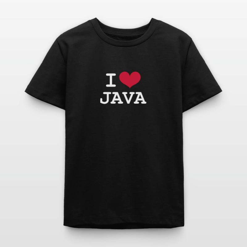 I Love Java [Developer / Geek] Teens Organic T-shirt by Stanley/Stella