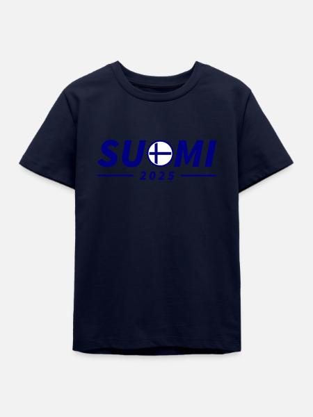 Finnland 2025 Suomi - Teenager Organic T-Shirt Mini Creator von Stanley/Stella - Navy